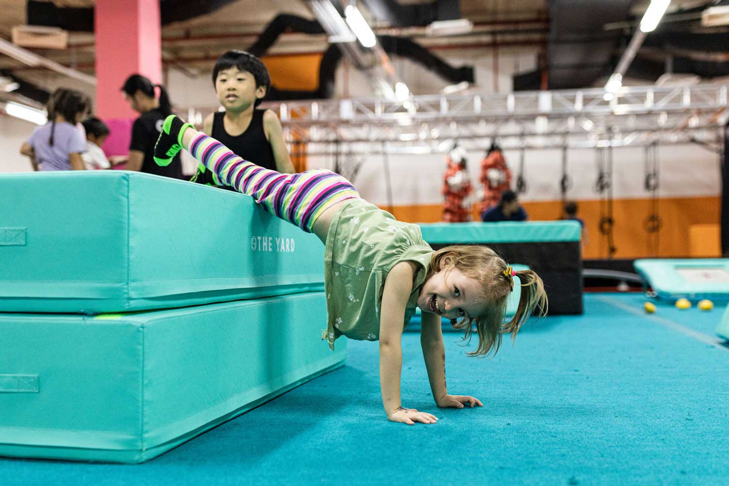 Trampoline Juniors The Yard Singapore classes holiday camps